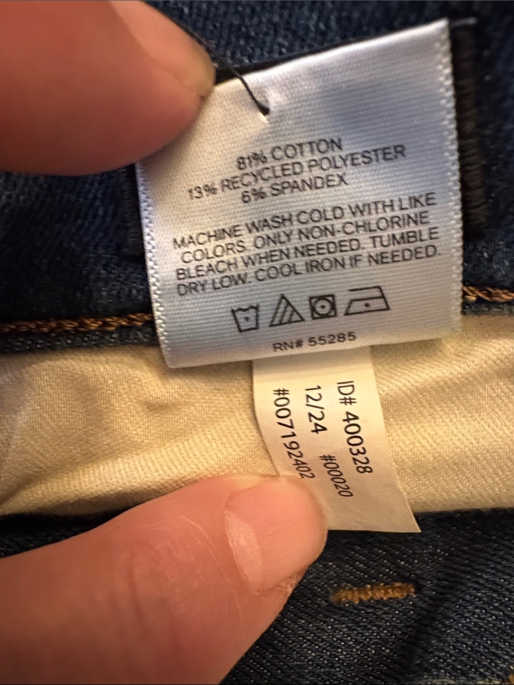 Express Dark Washed Blue Skinny Jeans - Picture 10 of 12